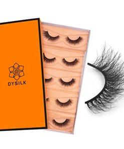 DYSILK Lashes Wispy Eyelashes - Mink Lashes 5 Pairs 6D Faux Eyelash Extension - False Eyelashes Mink Lash Natural Look Fake Eyelash Reusable Strip Lash Kit | Wispy-10-15mm